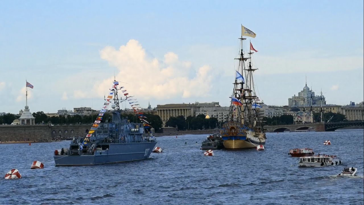 День ВМФ + Салют